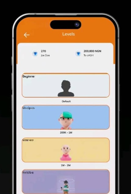 User Levels & Rewards